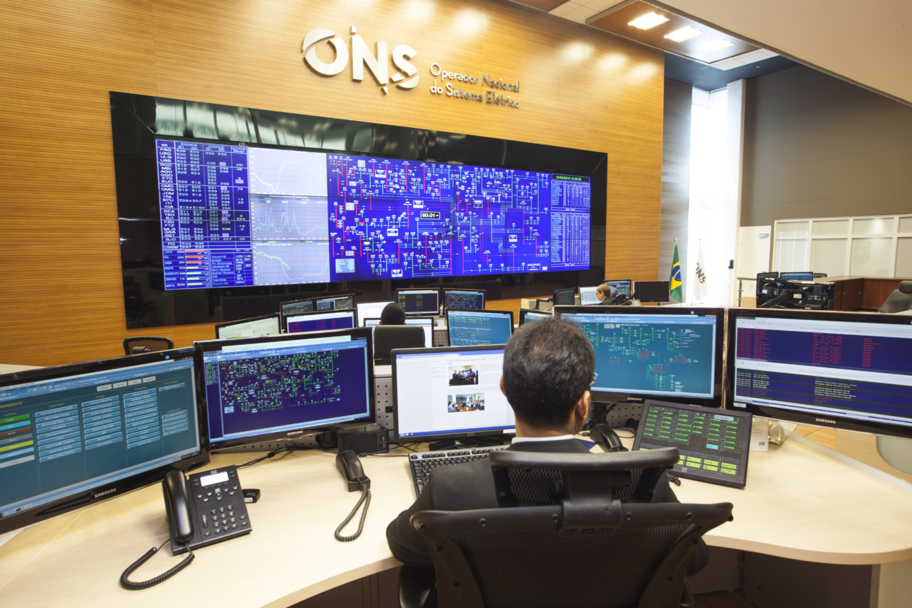 Sala de Controle do ONS em Recife - Divulgação Sala de Controle do ONS em Recife - Divulgação